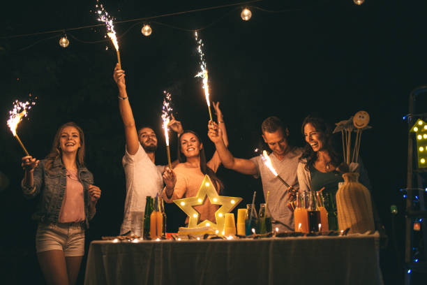 istock Outdoor barbecue party with friends 1168730663