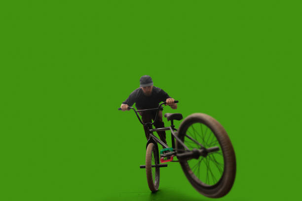 istock BMX rider on green screen. 1168730772