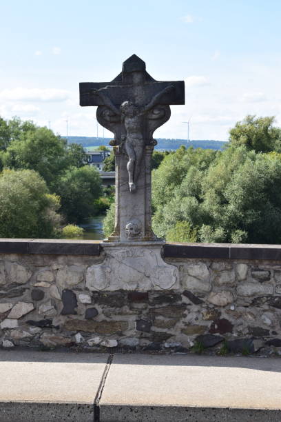 istock old bridge cross in Limburg 1168733075