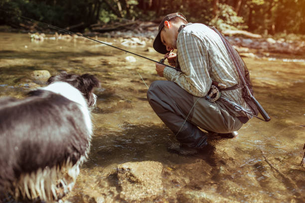 istock Fly Fishing on mountain river 1168734833