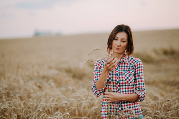 istock Woman examining in the field 1168736166