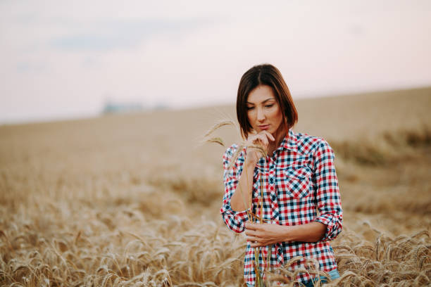 istock Woman examining in the field 1168736195