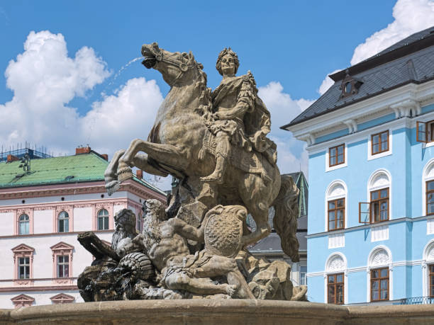 istock Caesar Fountain in Olomouc, Czech Republic 1168738655