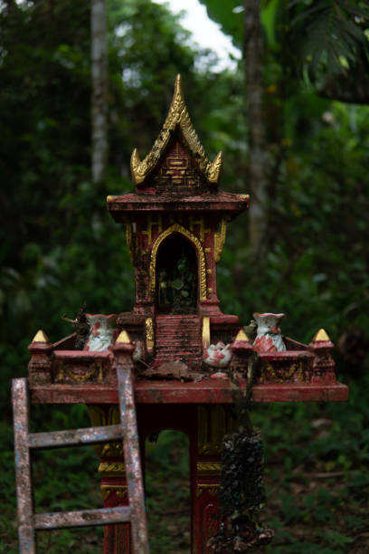 istock Buddhist chapels in the jungle 1168745807