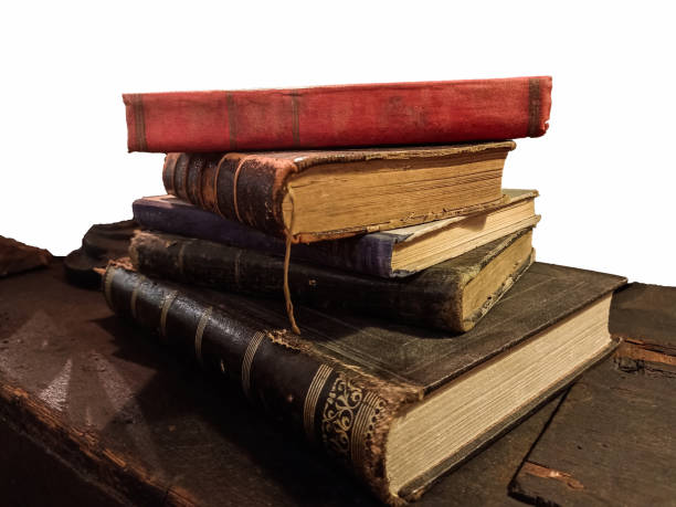 istock Vintage , Ancient old books on the table in the library 1168748589