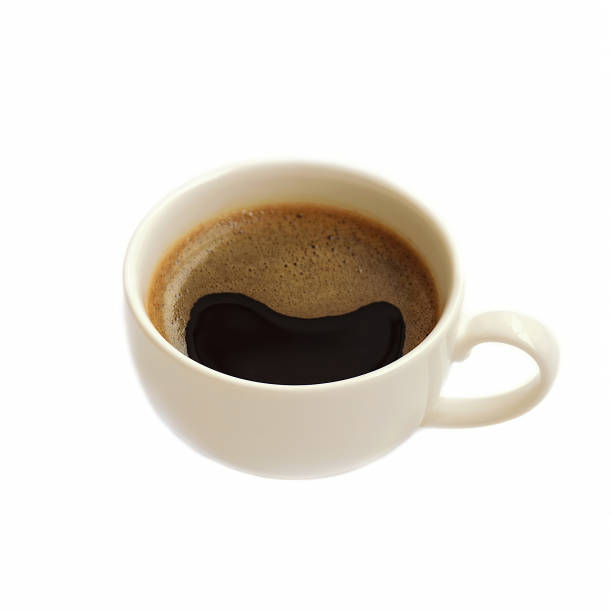 istock Cup of black coffee isolated on white background. 1168751343