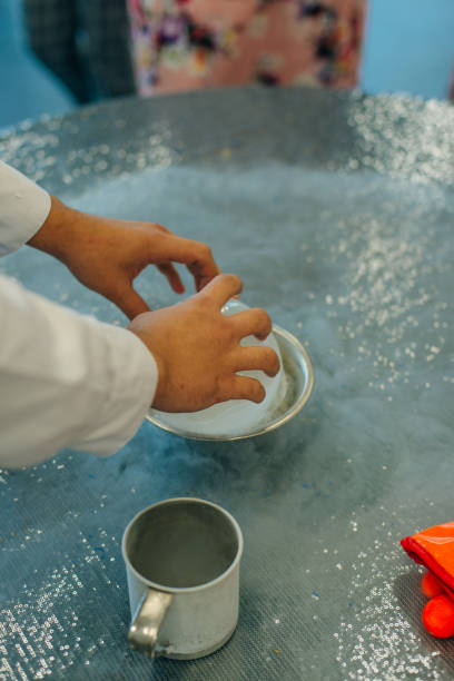 istock Steam of Nitrogen Created from Liquid Nitrogen Exposed to Ambient Temperatures 1168753530