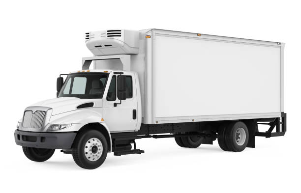 istock Refrigerated Truck Isolated 1168754657