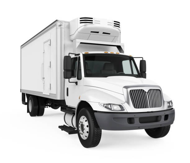istock Refrigerated Truck Isolated 1168754672