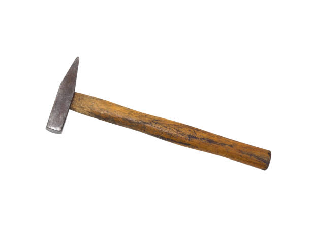istock Hammer strike on white background with cipping part 1168755776