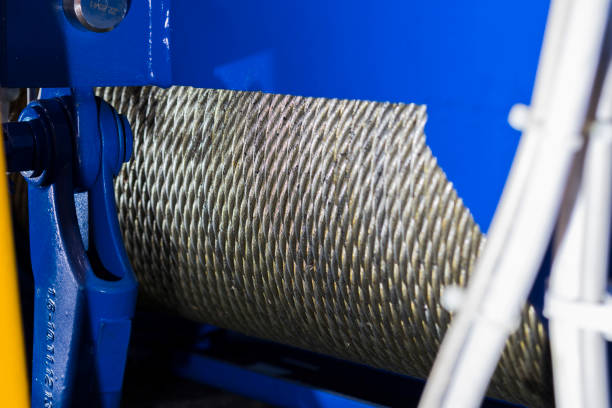 high strength steel wire for crane ; close up