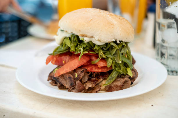 istock Famous Chilean chacarero sandwich 1168767352