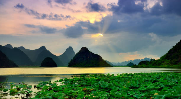 istock The karst landscape at dusk 1168768085