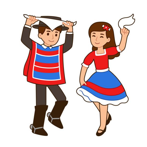 ilustraciones, imágenes clip art, dibujos animados e iconos de stock de dibujos animados niños bailando ropa interior - chilean ethnicity