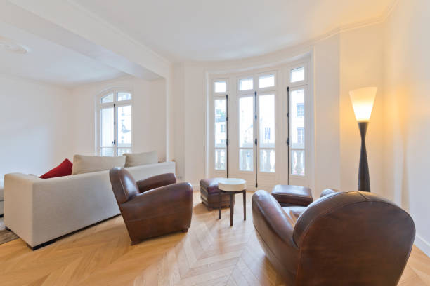 istock White living room in a luxury house. 1168771927