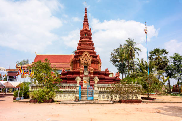 Buddhist Temple in a rural area of Cambodia
