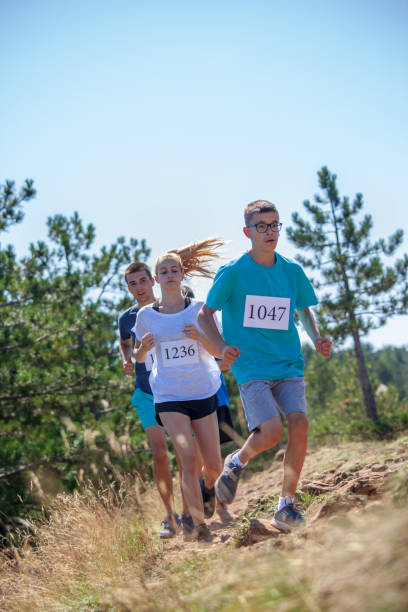 istock Cross-country running 1168774229