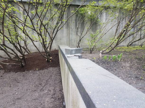 istock damaged marble and cement wall with dirt 1168774652