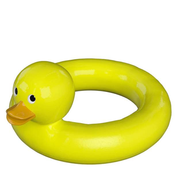 istock Inflatable duck lifebuoy 1168777769