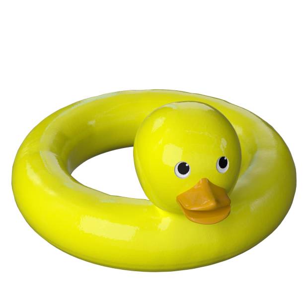 istock Inflatable duck lifebuoy 1168777791