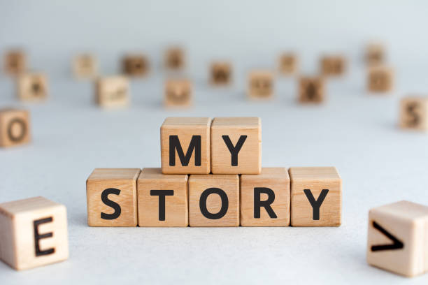 istock my story - words from wooden blocks with letters 1168780088