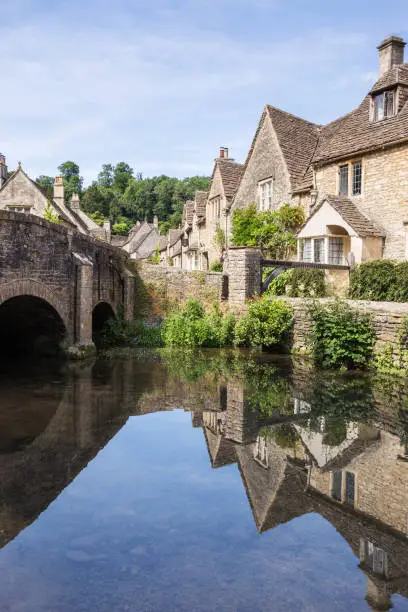 Photo of Cotswold village of Castle Combe, South England
