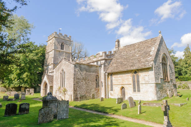 istock Medieval English church 1168784401