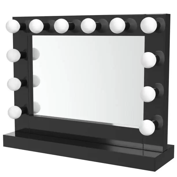 3D rendering illustration of a makeup mirror nr. 2
