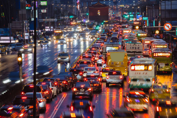 istock Traffic jam in Taipei city 1168786614
