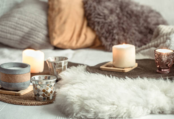 istock Autumn still Life home decor in a cozy house. 1168787843