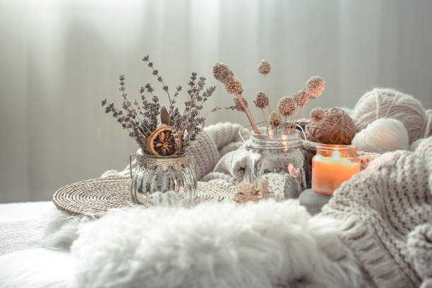istock Autumn still Life home decor in a cozy house. 1168787868