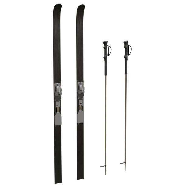 istock Nordic skis with poles 1168793492