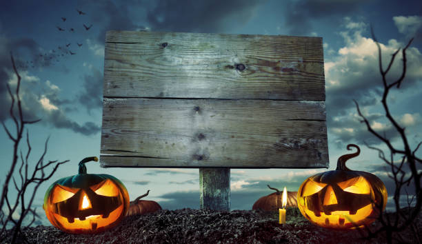istock Halloween Night Concept. Space for your Halloween holiday text. 1168796810