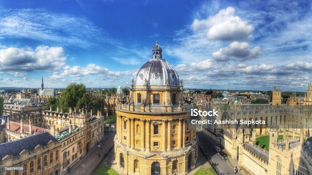 Radcliffe Camera, Oxford Oxford Skyline view of the Radcliffe Camera Oxford University Stock Photo