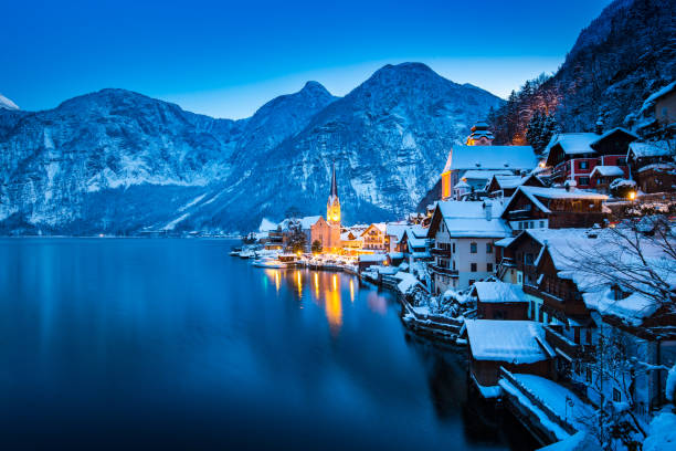 istock Hallstatt in winter, Salzkammergut, Austria 1168802176