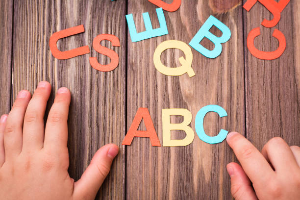 istock Children`s hands make up the word 