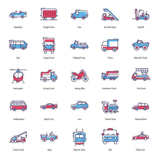 transportmodi icons - tanker car stock-grafiken, -clipart, -cartoons und -symbole