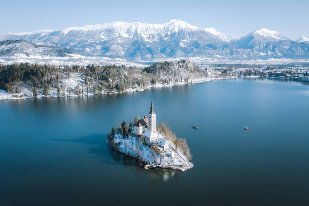 istock Lake Bled in winter, Slovenia 1168803148