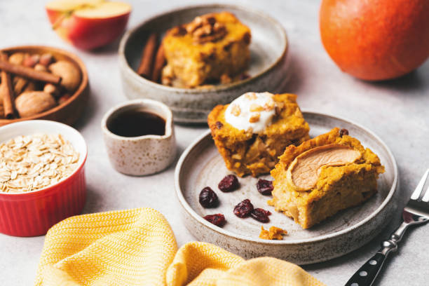 istock Pumpkin spice cake with walnuts, dried cranberry and maple syrup 1168803197
