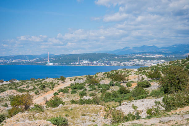 istock Panoramic view to the Losinj island, Croatia 1168806431