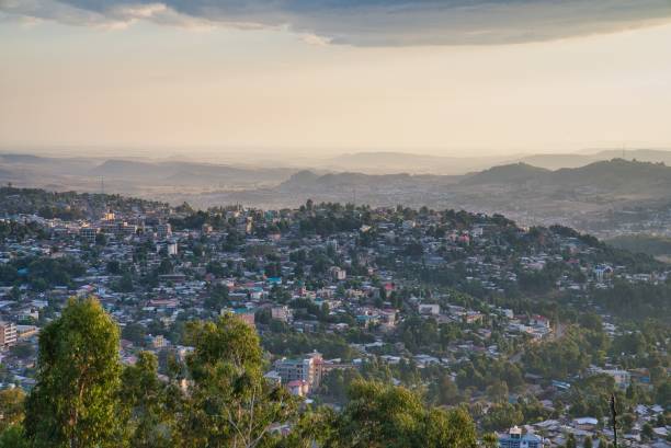 istock Panoramic purple view of Gondar, Ethiopia 1168808767