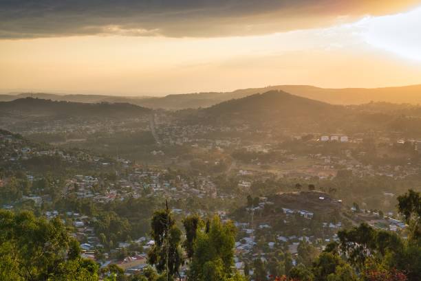 istock The sun piercing the sky in Gondar, Ethiopia 1168808773