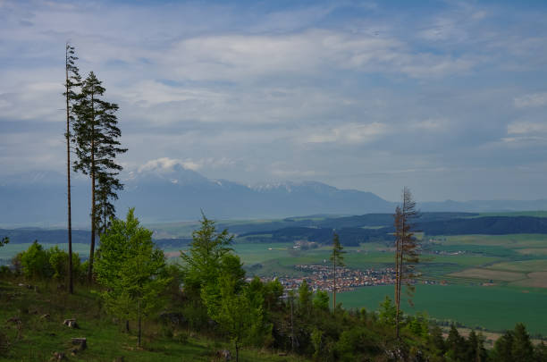 View to High Tatras mountains from Klastorisko in Slovak Paradise National Park in Slovakia View to High Tatras mountains from Klastorisko in Slovak Paradise National Park in Slovakia klastorisko stock pictures, royalty-free photos & images