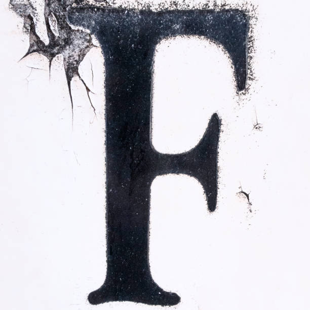 istock Grunge Letter F 1168810828
