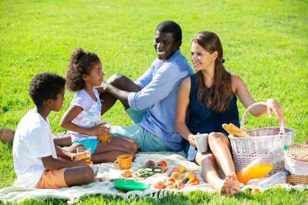 istock Family enjoying picnic 1168811092