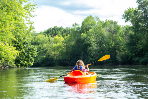 istock Young Girl Kayaking on Elk River 1168814270