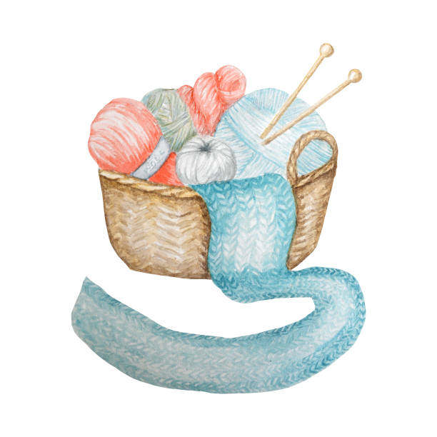 istock Knitting Shop Logotype, Branding, Avatar - needles, yarns, button. For knit crafts, hobby Logo. Illustration for handmade or Knitting with Ball of yarn icons, Needlework, butterfly 1168819437