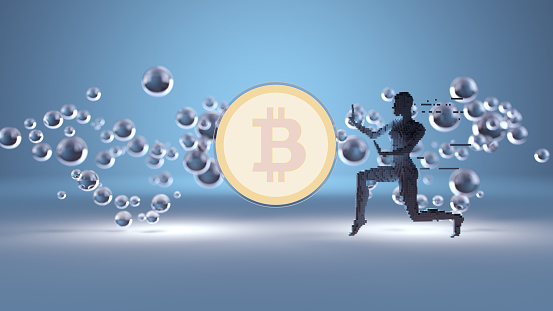 bitcoin concept background