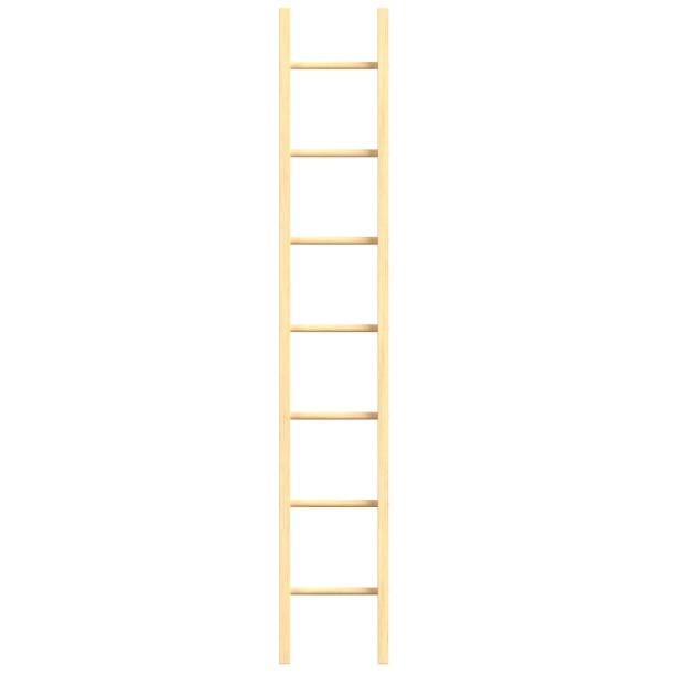 istock Single straight wooden ladder 1168826652