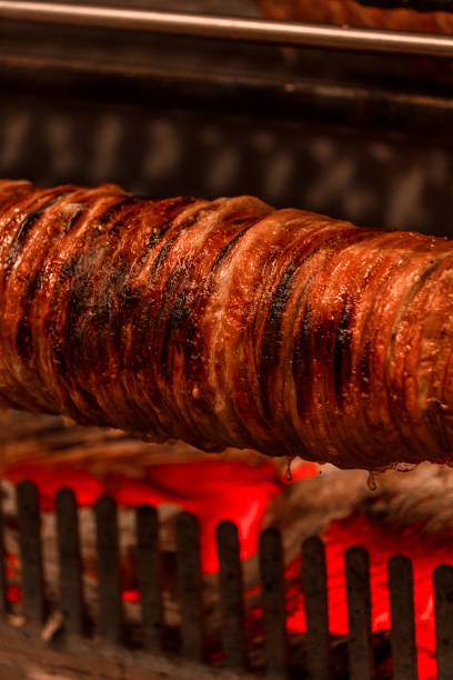 istock Turkish food Kokorec grill. 1168829580